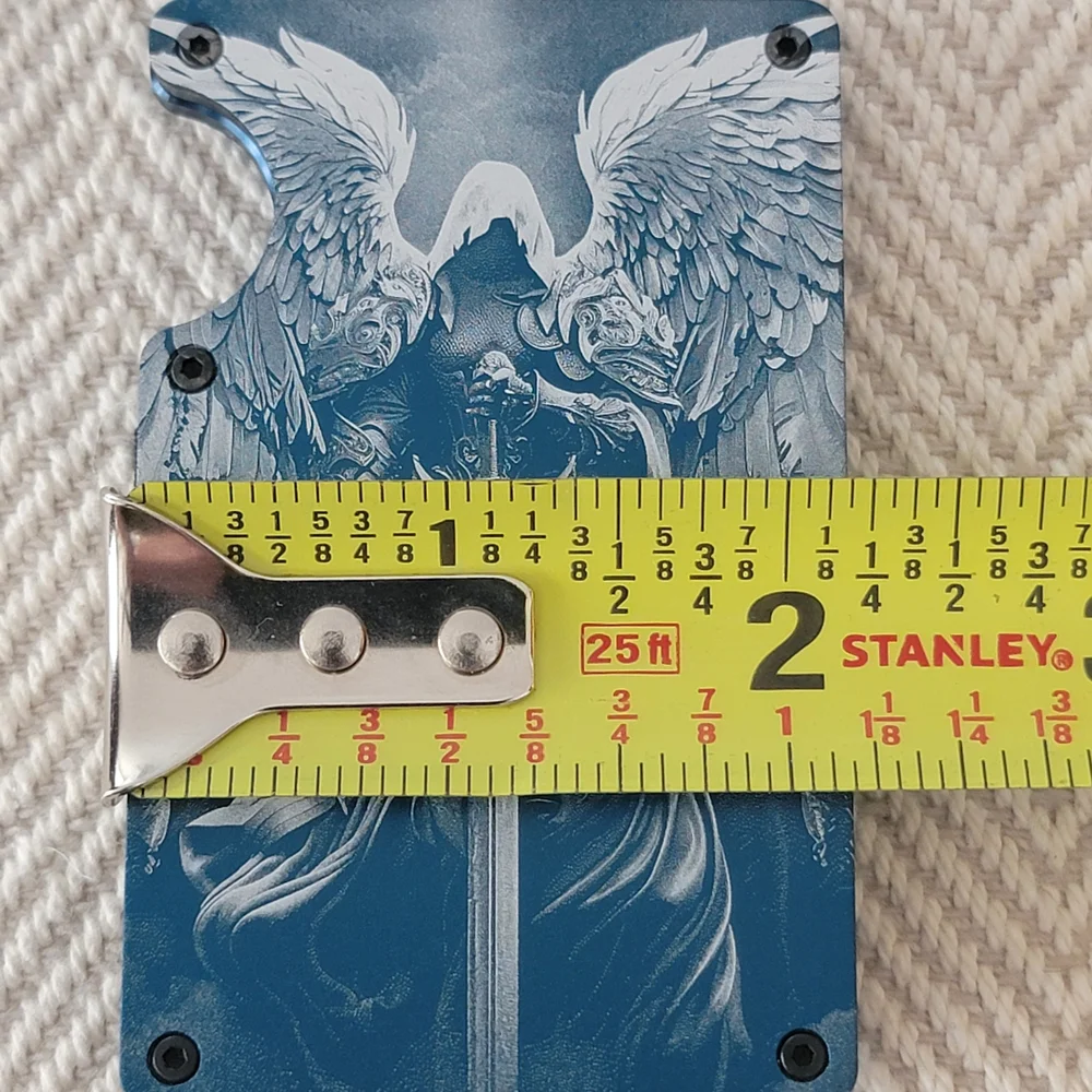 Minimalist Card Wallet Anodized Aluminum RFID Block Guardian Archangel Wallet!